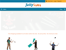 Tablet Screenshot of jollylama.com